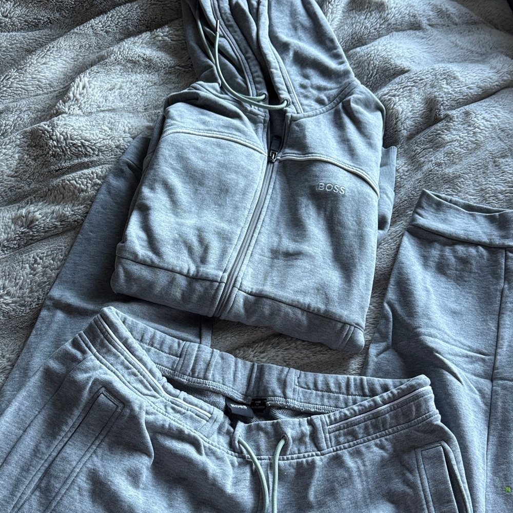 Boss Heather Gray Tracksuit